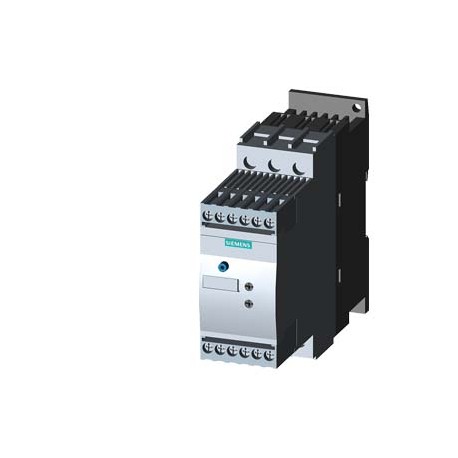 Siemens 3RW3027-1BB14 SIRIUS soft starter S0 32 A, 15 kW/400 V, 40 °C 200-480 V AC, 110-230 V AC/DC Screw te..