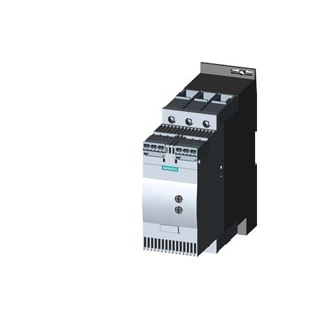 SIEMENS 3RW3037-2BB04 3RW3037-2BB04 SIEMENS SIRIUS soft starter S2 63 A, 30 kW/400 V, 40 °C 200-480 V AC, 24 V AC/DC spring-type t..