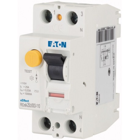 Eaton-moeller FRCmM-25/2/003-110-GV Y7-304060 EATON ELECTRIC Supply MIN 30. Differential int. FRCMM, 25A, 2p, 30mA,..