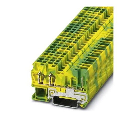 Phoenix contact ST 2,5-TWIN/ 1P-PE Spring cage ground terminal block
