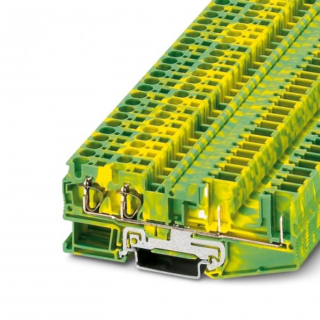 PHOENIX CONTACT ST 4-QUATTRO/2P-PE ST 4-QUATTRO/2P-PE 3042858 PHOENIX CONTACT Spring cage ground terminal block