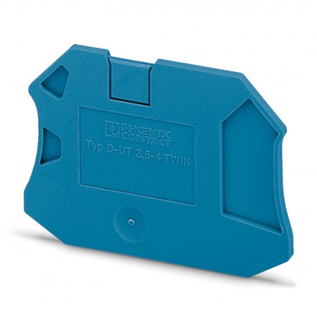 Phoenix contact D-UT 2,5/4-TWIN BU End cover
