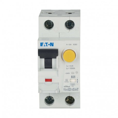 Eaton-moeller FRBMM-B25/1N/03-A-RT Y7-305178 EATON ELECTRIC Combined Int. FRBMM, 25A, 300mA, B-Curve, 1P+N, Class A..