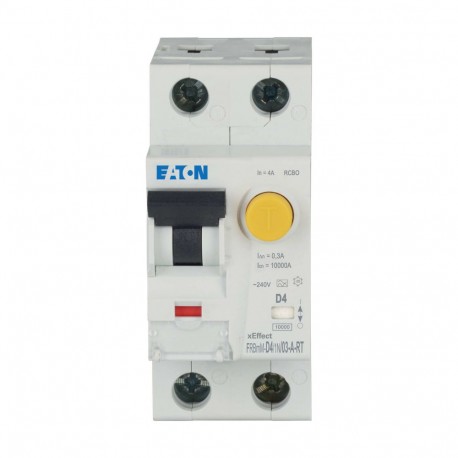 Eaton-moeller FRBMM-D4/1N/03-A-RT Y7-305193 EATON ELECTRIC Combined Int. FRBMM, 4A, 300mA, D Curve, 1P+N, Class A R..