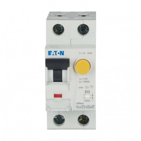 Eaton-moeller FRBMM-D13/1N/03-A-RT Y7-305196 EATON ELECTRIC Combined Int. FRBMM, 13A, 300mA, D Curve, 1P+N, Class A..