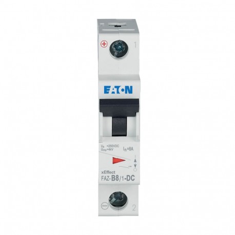 Eaton-moeller FAZ-B8/1-DC Y7-305864 EATON ELECTRIC Circuit breaker intel. FAZ, 8A, 1P, curve B, for DC