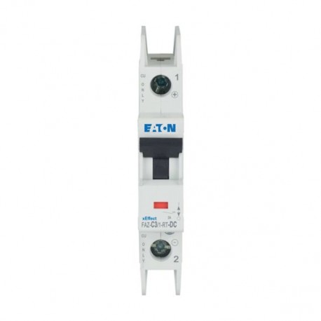 EATON - MOELLER FAZ-C3/1-RT-DC FAZ-C3/1-RT-DC 305870 Y7-305870 EATON ELECTRIC Int. circuit breaker FAZ, 3A, 1P, curve C, for DC terminal ri..