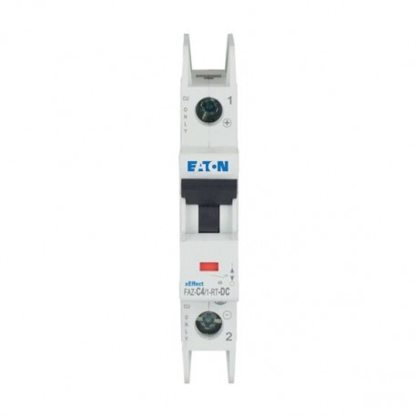 Eaton-moeller FAZ-C4/1-RT-DC Y7-305871 EATON ELECTRIC Int. circuit breaker FAZ, 4A, 1P, curve C, for DC terminal ri..