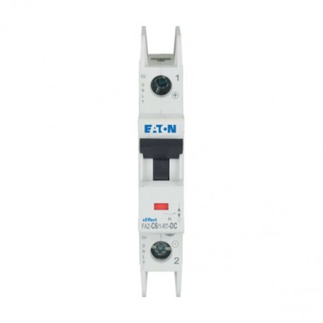 Eaton-moeller FAZ-C6/1-RT-DC Y7-305873 EATON ELECTRIC Int. circuit breaker FAZ, 6A, 1P, C curve, for DC terminal ri..