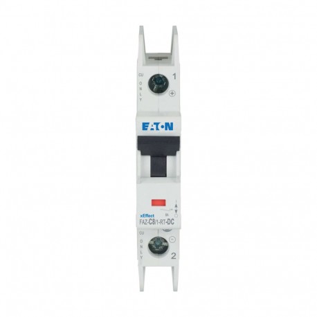 EATON - MOELLER FAZ-C8/1-RT-DC FAZ-C8/1-RT-DC 305875 Y7-305875 EATON ELECTRIC Int. circuit breaker FAZ, 8A, 1P, C curve, for DC terminal ri..