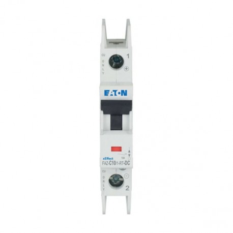 Eaton-moeller FAZ-C10/1-RT-DC Y7-305876 EATON ELECTRIC Int. circuit breaker FAZ, 10A, 1P, curve C, for DC terminal ..