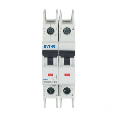 Eaton-moeller FAZ-C30/2-RT-DC Y7-305907 EATON ELECTRIC Int. circuit breaker FAZ, 30A, 2P, curve C, for DC terminal ..