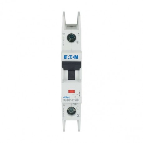 Eaton-moeller FAZ-B2/1-RT-DC Y7-305912 EATON ELECTRIC Int. circuit breaker FAZ, 2A, 1P, curve B, for DC terminal ri..