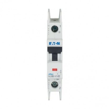 Eaton-moeller FAZ-B6/1-RT-DC Y7-305916 EATON ELECTRIC Int. circuit breaker FAZ, 6A, 1P, curve B, for DC terminal ri..