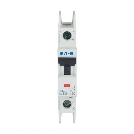 Eaton-moeller FAZ-B20/1-RT-DC Y7-305923 EATON ELECTRIC Int. circuit breaker FAZ, 20A, 1P, curve B, for DC terminal ..