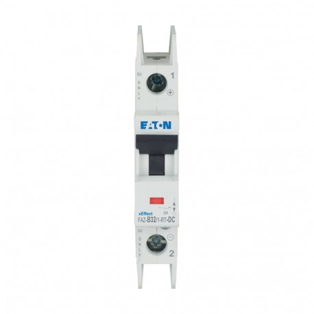 Eaton-moeller FAZ-B32/1-RT-DC Y7-305927 EATON ELECTRIC Int. circuit breaker FAZ, 32A, 1P, curve B, for DC terminal ..