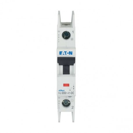 Eaton-moeller FAZ-B50/1-RT-DC Y7-305930 EATON ELECTRIC Int. circuit breaker FAZ, 50A, 1P, B-curve, for DC terminal ..
