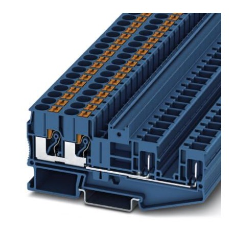 Phoenix contact PT 6-QUATTRO/2P BU Feed-through terminal block
