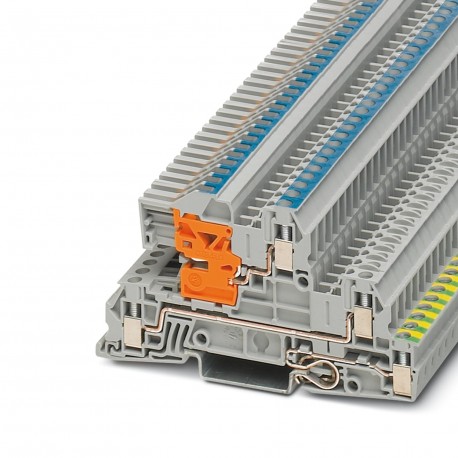 Phoenix contact UTI 2,5-PE/L/NT Installation ground terminal block, Screw connection, Cross section:..