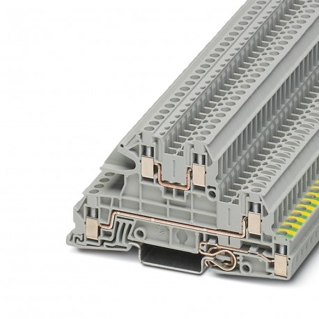 Phoenix contact UTI 2,5-PE/L/L Installation ground terminal block, Screw connection, Cross section: ..