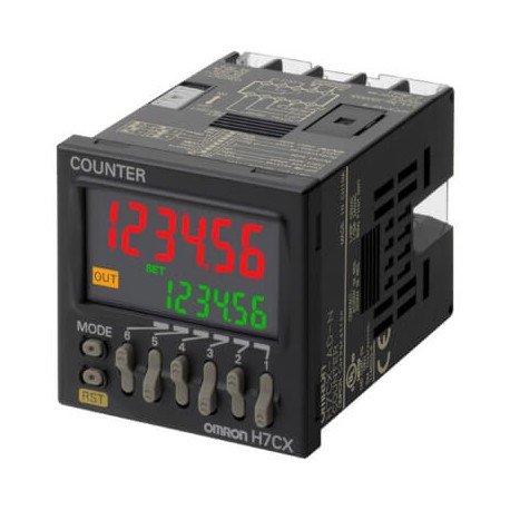 OMRON 311858 311858 H7CXAUD1N OMRON SPDT 2-Stage 6 dig. Salt and Relay TR 12-24vdc/24vac