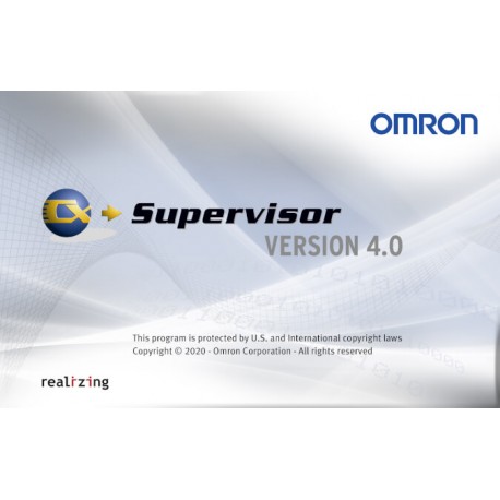 OMRON CX-SUPERVISOR-TRIAL-V3 CX-SUPERVISOR-TRIAL-V3 313845 AA029355M OMRON CX-supervisor v3 Version Trial