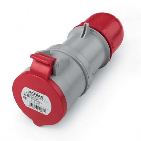 Scame 313.3247 CONNECTOR 3P+N+E IP44 32A 6h 346-415V AC
