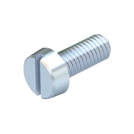 Obo-bettermann 341 M6x20 G OBO BETTERMANN Cilndrica screw head, drive slot, M6x20mm, electrogalvanized, DIN 50961 S..