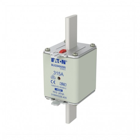 EATON - MOELLER NH FUSE 315A 400V GG/GL SIZE 2 NH FUSE 315A 400V GG/GL SIZE 2 315NHG2B-400 EATON ELECTRIC Fuse-link, LV, 315 A, AC 500 V, NH03, gL/gG, IEC,..