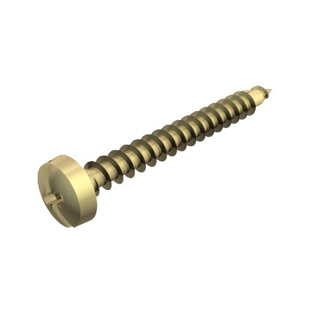 OBO BETTERMANN 4758 4.5x25 4758 4.5x25 3195422 OBO BETTERMANN Golden Sprint screw panhead, +/- slot drive, 4,5x25mm, Electrogalvanised,..
