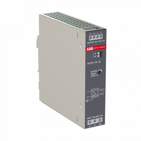 ABB 1SVR320361R1000 1SVR320361R1000 ABB CP-S.1 24/3.0 Power Supply.24Vdc/3A