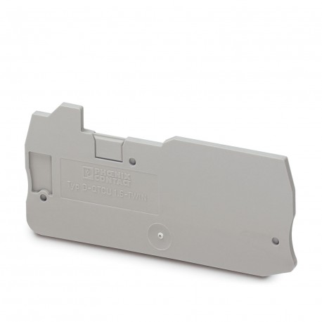 PHOENIX CONTACT D-QTCU 1,5-TWIN D-QTCU 1,5-TWIN 3206296 PHOENIX CONTACT End cover