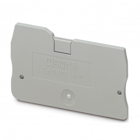 PHOENIX CONTACT D-QTC 1,5/1P D-QTC 1,5/1P 3206322 PHOENIX CONTACT End cover
