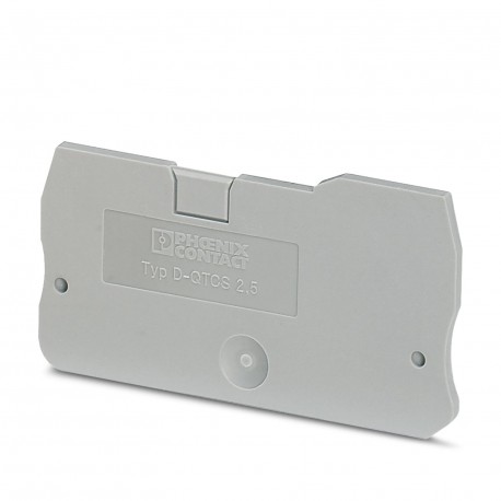 PHOENIX CONTACT D-QTCS 2,5 D-QTCS 2,5 3206584 PHOENIX CONTACT End cover