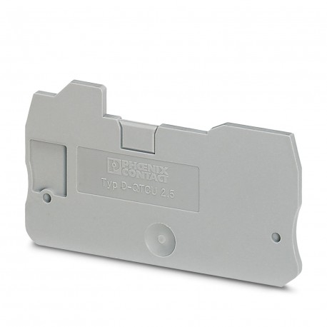 PHOENIX CONTACT D-QTCU 2,5 D-QTCU 2,5 3206597 PHOENIX CONTACT End cover
