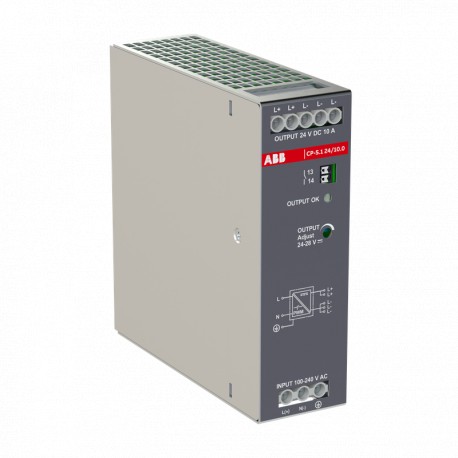 Abb 1SVR320661R1000 CP-S.1 24/10.0 Source of alim. 24Vdc/10A