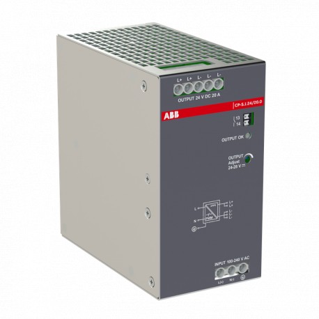 ABB 1SVR320761R1000 1SVR320761R1000 ABB CP-S.1 24/20.0 alim.24Vdc /20A source