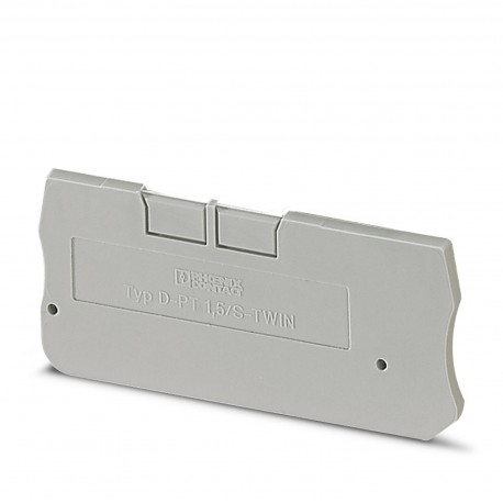 Phoenix contact D-PT 1,5/S-TWIN End cover