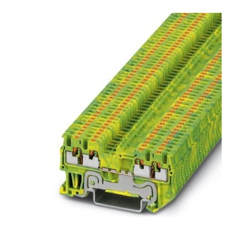 Phoenix contact PT 1,5/S-QUATTRO-PE Ground modular terminal block