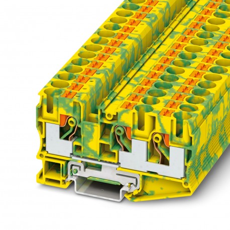 Phoenix contact PT 10-TWIN-PE Ground modular terminal block