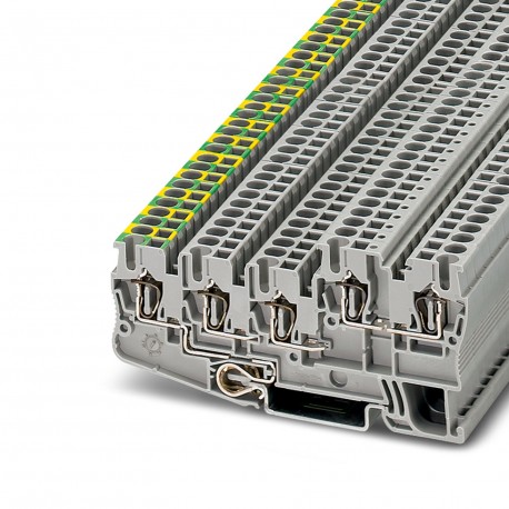 Phoenix contact STIO 2,5/4-PE/2B/L Installation ground terminal block