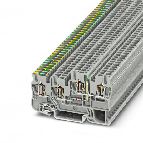 Phoenix contact STIO 2,5/3-PE/B/L-LA24GN/O-M Installation ground terminal block