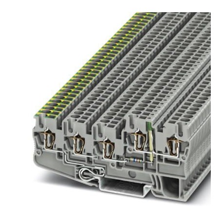 Phoenix contact STIO 2,5/4-PE/2B/L-LA24GN/O-M Installation ground terminal block