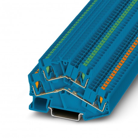 Phoenix contact PTTBS 2,5 BU/U-OG/O-GN Double-level terminal block