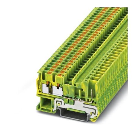 Phoenix contact PT 2,5-TWIN/1P-PE Ground modular terminal block
