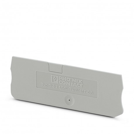 Phoenix contact D-PT 1,5/S-TWIN-MT-0,8 End cover