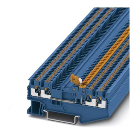 Phoenix contact PT 1,5/S-QUATTRO-MT BU Knife disconnect terminal block