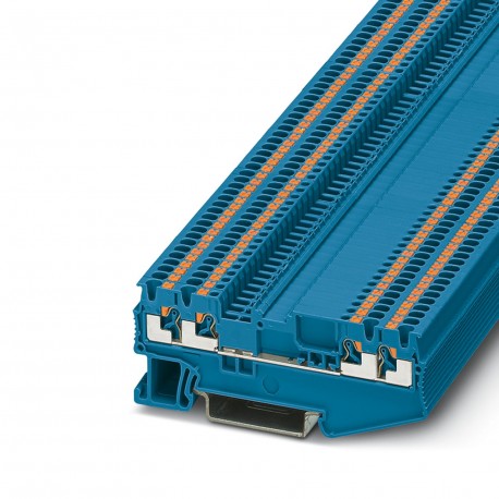 Phoenix contact PT 1,5/S-QUATTRO-MTD BU Feed-through terminal block
