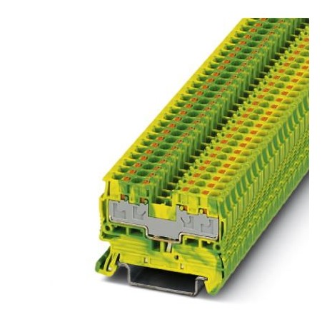 Phoenix contact PT 2,5/S-QUATTRO-PE Ground modular terminal block