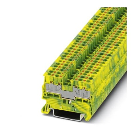Phoenix contact PT 2,5/S-QUATTRO-PE CUS Ground modular terminal block